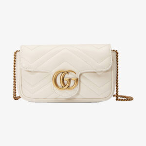 GUCCI GG MARMONT MINI BAG - WHITE