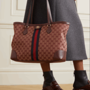 GUCCI OPHIDIA GG - JACQUARD CANVAS TOTE BAG