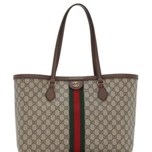 GUCCI NATURAL OPHIDIA GG MEDIUM TOTE
