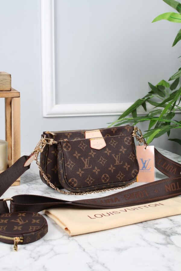 LOUIS VUITTON MULTI POCHETTE IN 3 COLORS - Image 2